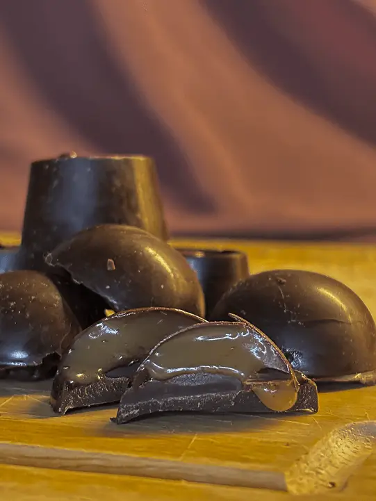 caramel chokolade fra chokoladesmageriet
